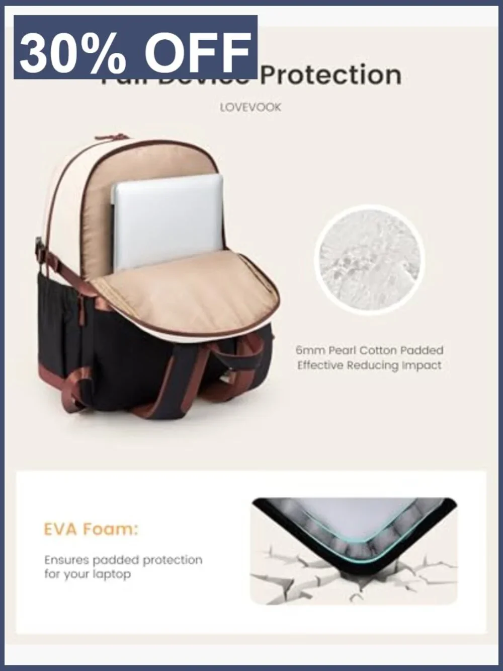 Women's Laptop Backpack 15.6